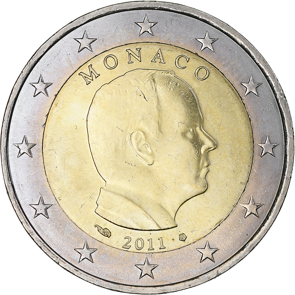 Monaco, Albert II, 2 Euro, 2011, Paris, SPL+, Bimétallique