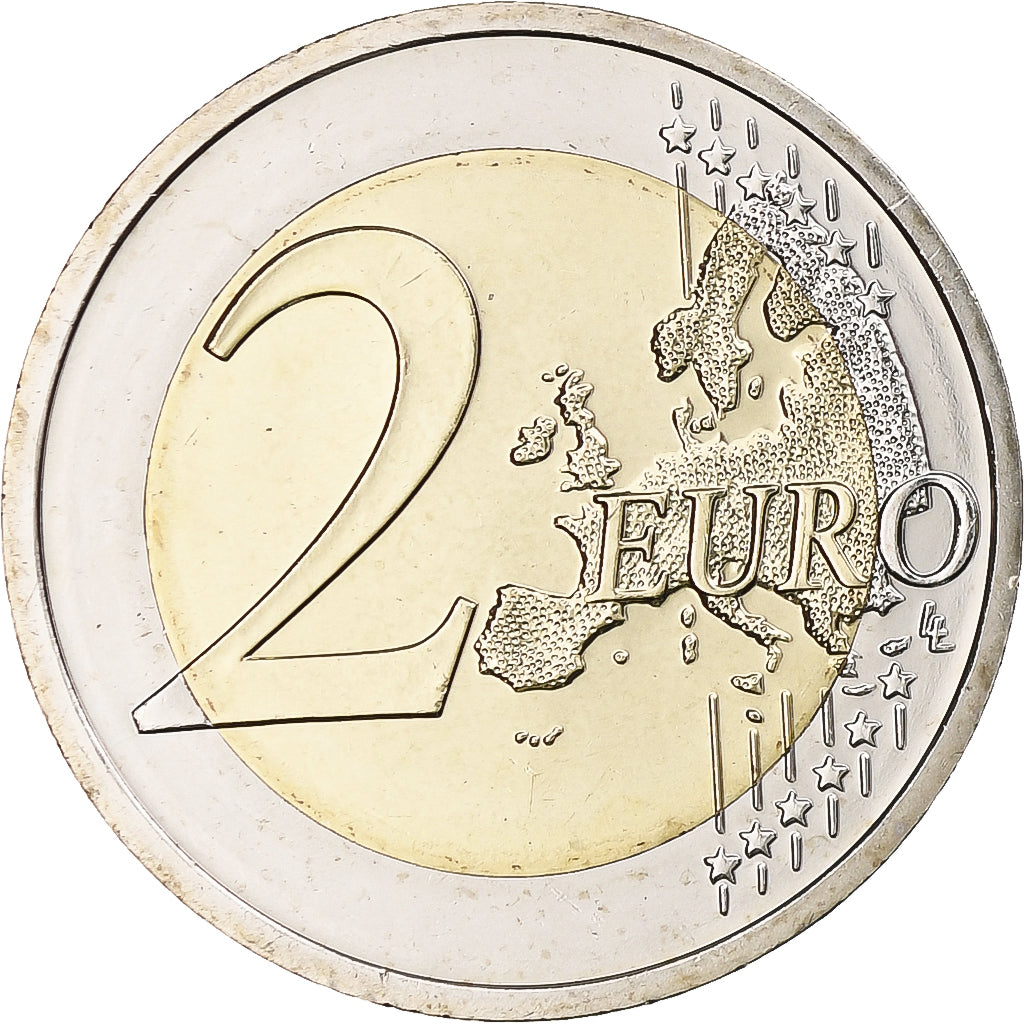 Slowakei, 2 Euro, 2018, Colorized, UNZ+, Bi-Metallic