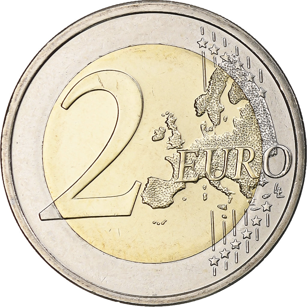 Finnland, 2 Euro, 2017, Vantaa, Colorized, UNZ+, Bi-Metallic