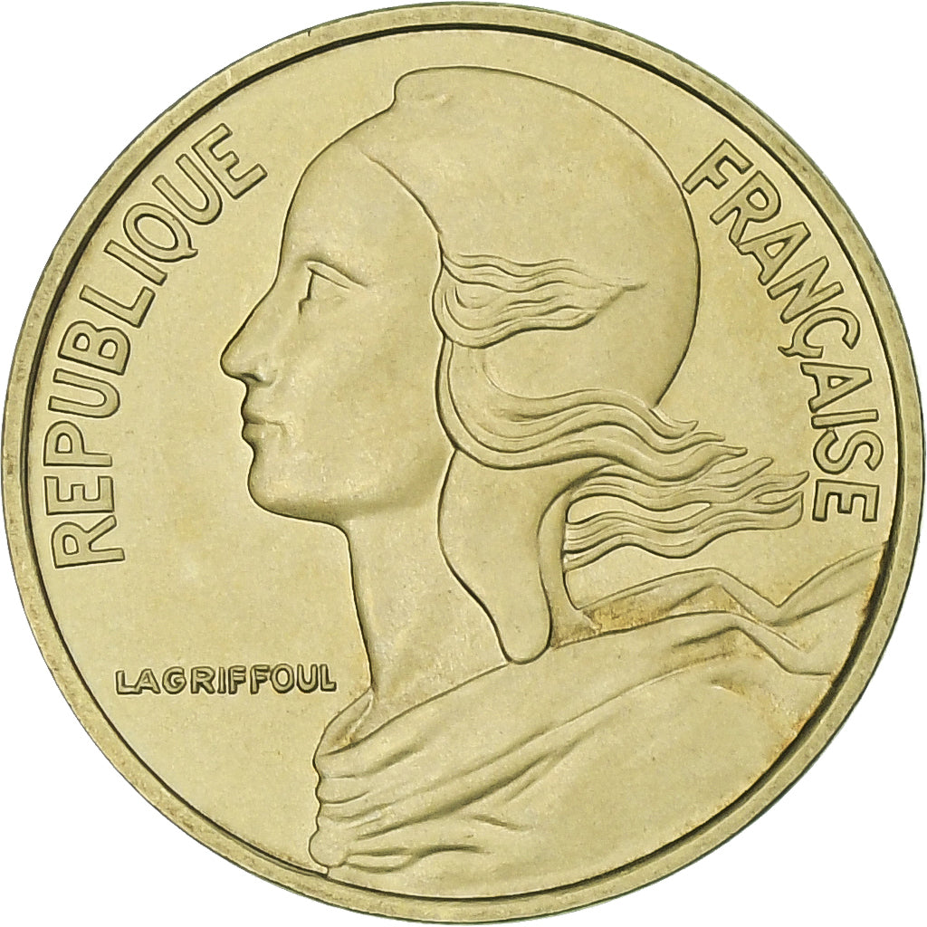 Frankrijk, Marianne, 5 Centimes, 1976, Paris, série FDC, FDC, Aluminum-Bronze
