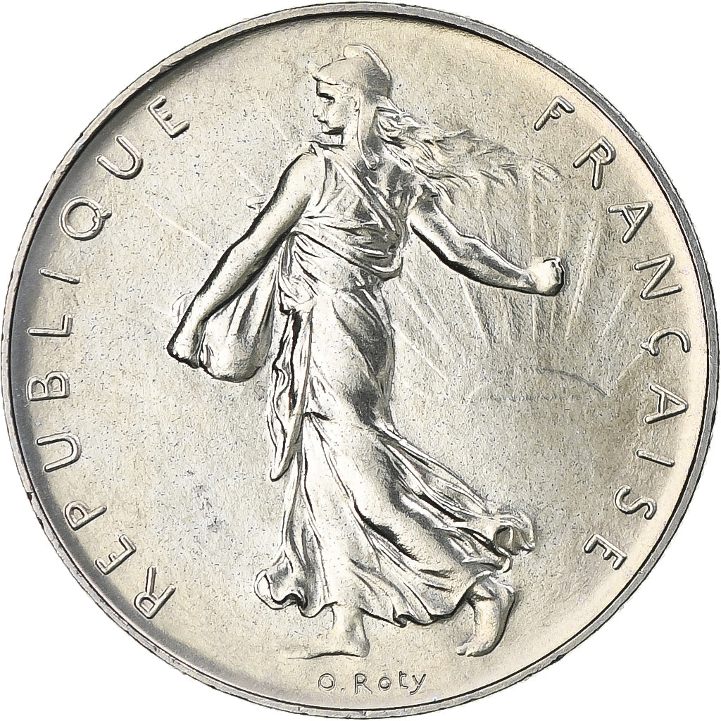 Francia, Semeuse, 1 Franc, 1976, Paris, série FDC, FDC, Nichel, KM:925.1