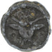 Rèmes, Potin au bucrane, 1st century BC, TB+, Bronze, Delestrée:221