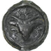 Remi, Potin au bucrane, 1st century BC, EF(40-45), Bronze, Delestrée:221