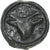 Remi, Potin au bucrane, 1st century BC, EF(40-45), Bronze, Delestrée:221