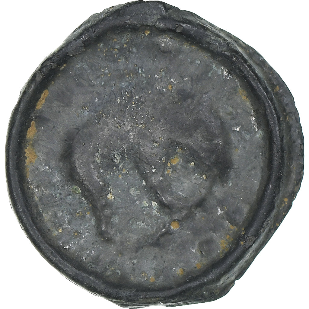 Remi, Potin au bucrane, 1st century BC, S+, Bronze, Delestrée:221