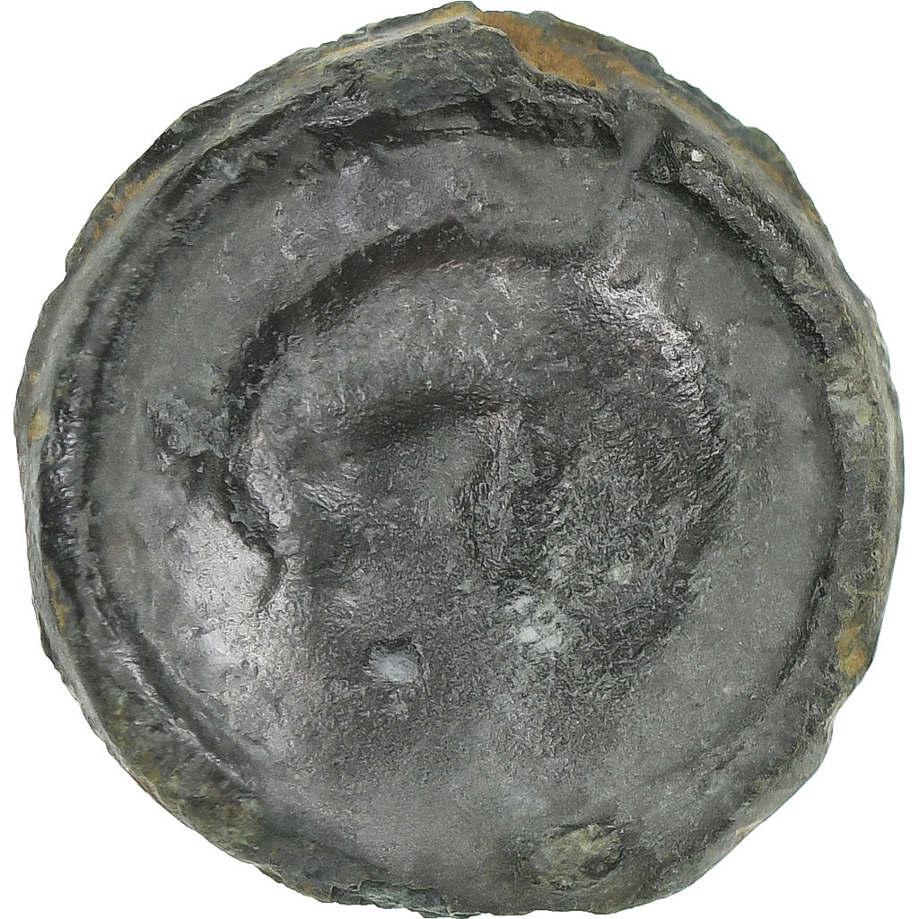 Remi, Potin au bucrane, 1st century BC, S+, Bronze, Delestrée:221