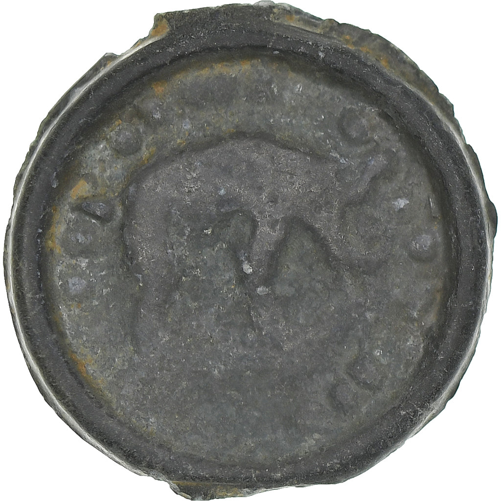 Remi, Potin au bucrane, 1st century BC, FR+, Bronzen, Delestrée:221