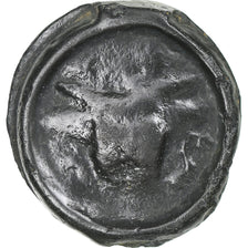 Remi, Potin au bucrane, 1st century BC, VF(30-35), Bronze, Delestrée:221