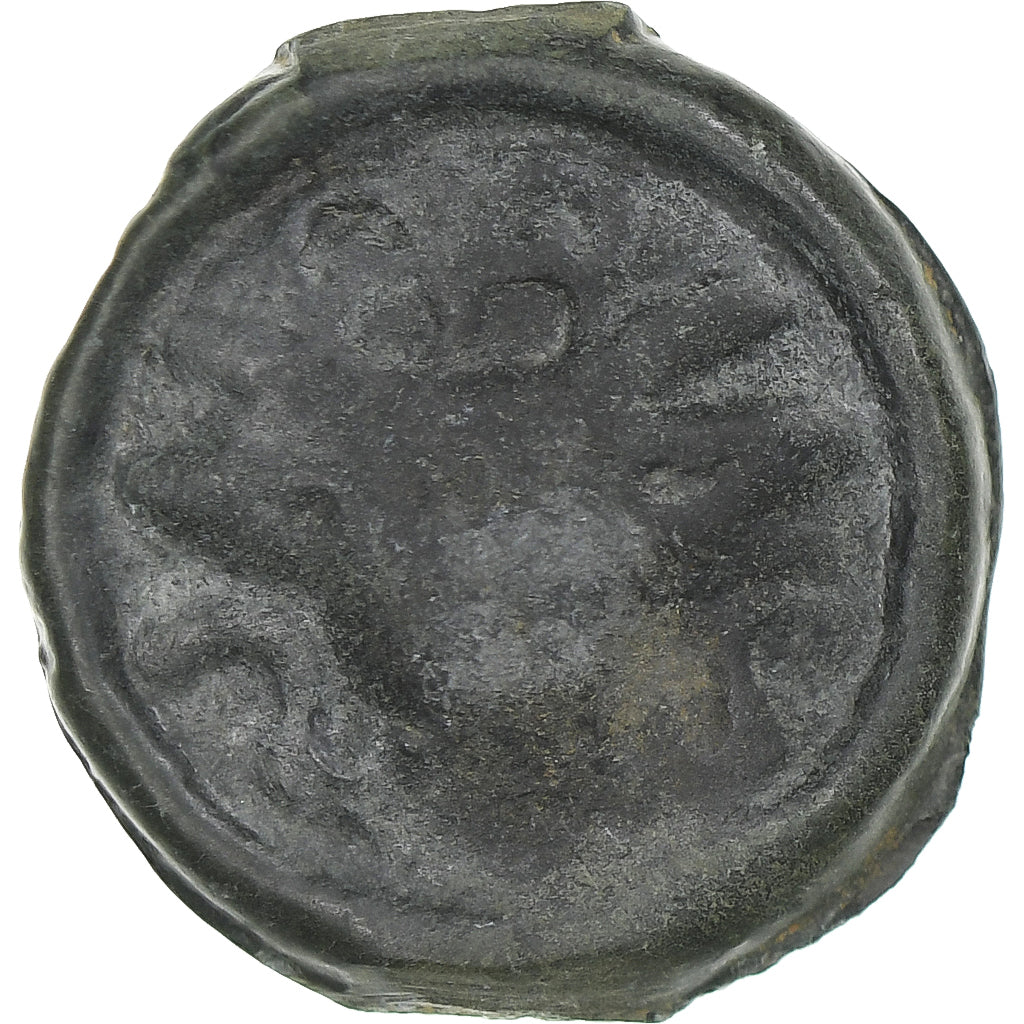 Remi, Potin au bucrane, 1st century BC, EF(40-45), Brązowy, Delestrée:221