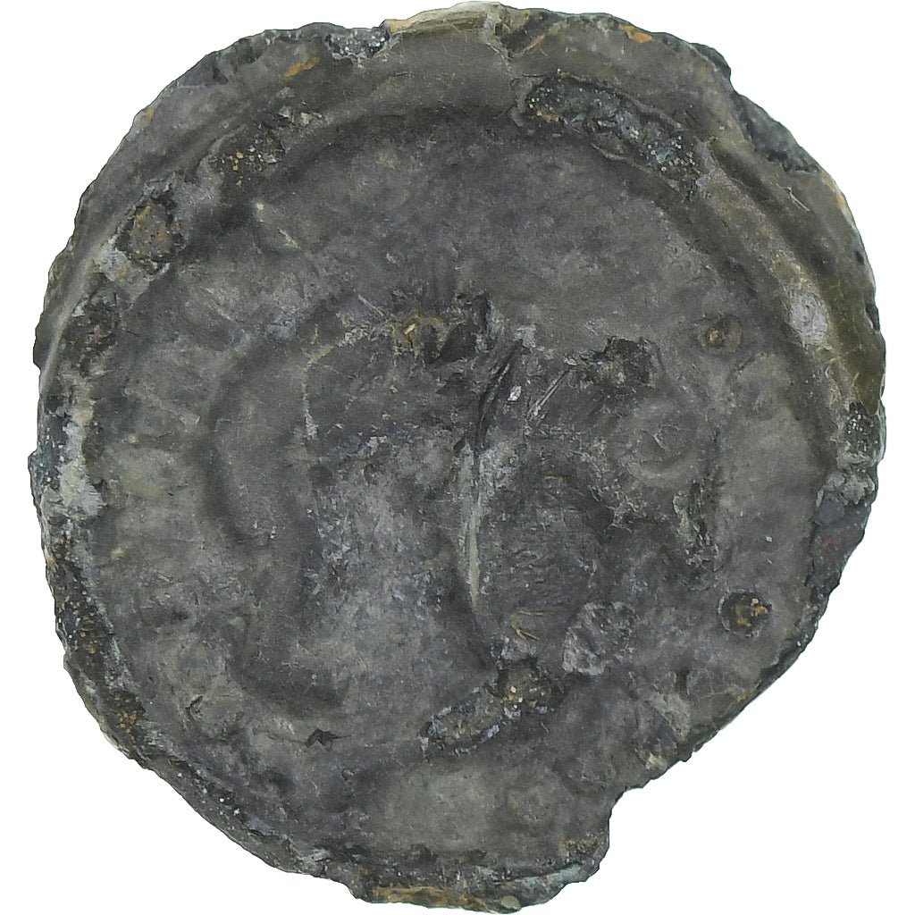Rèmes, Potin au bucrane, 1st century BC, TTB, Bronze, Delestrée:221