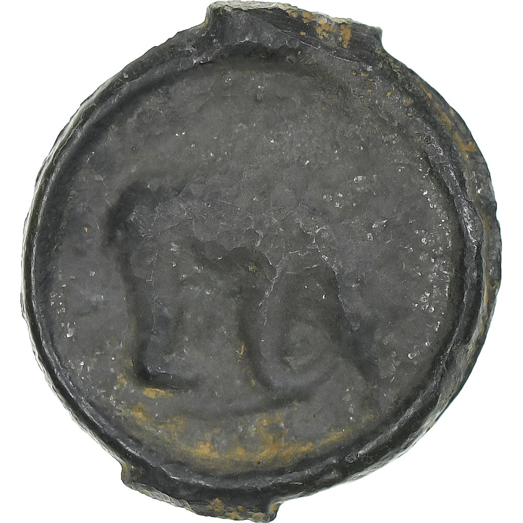 Remi, Potin au bucrane, 1st century BC, BC+, Bronce, Delestrée:221