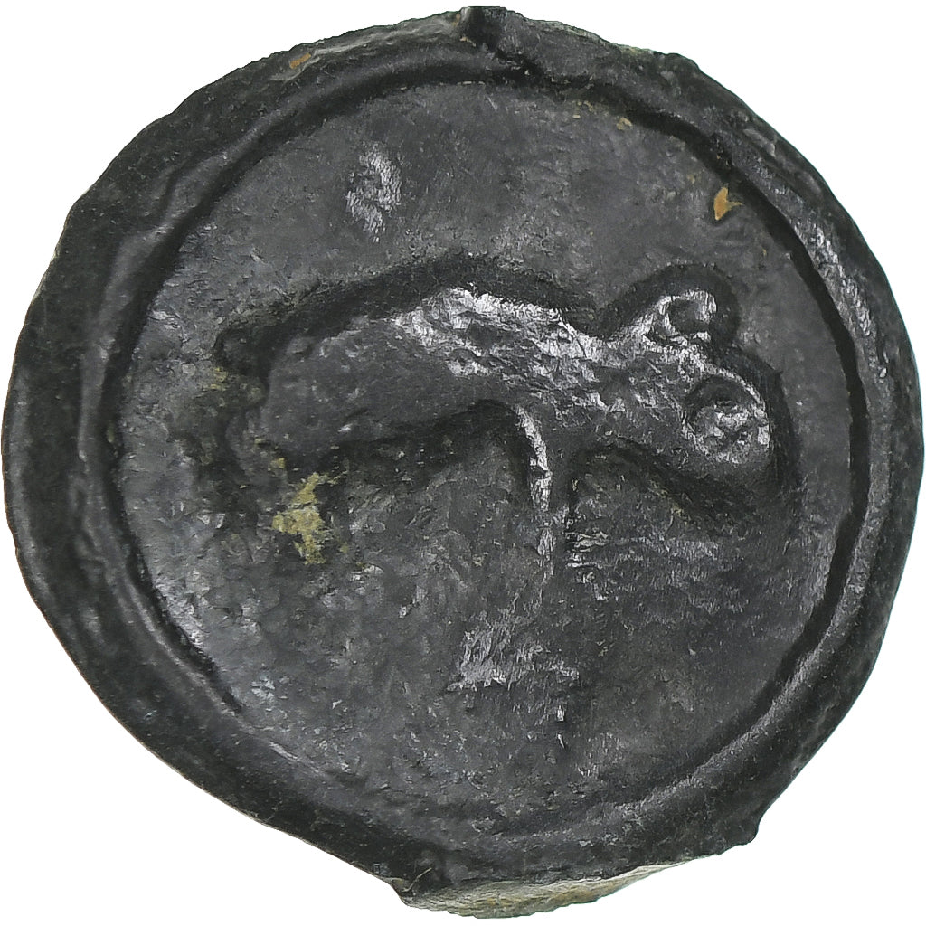 Remi, Potin au bucrane, 1st century BC, VF(30-35), Brązowy, Delestrée:221