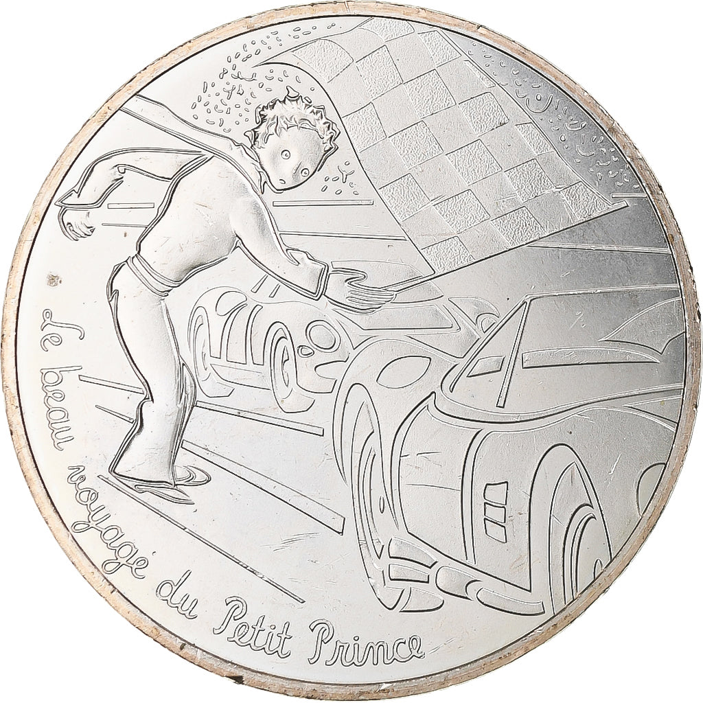 Francia, 10 Euro, Le Petit Prince (aux courses de voitures), 2016, Paris, SPL+