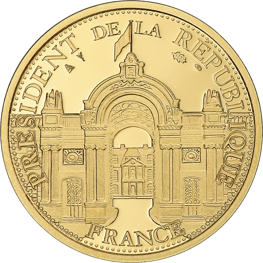 France, Médaille, Présidents de la Ve République, FDC, Or