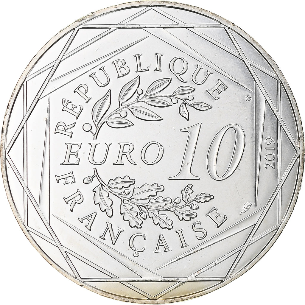 France, 10 Euro, Pièce d'Histoire - Aliénor d'Aquitaine, 2019, Paris, MS(64)