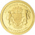 Gabon, Béatification de Jean-Paul II, 1000 Francs, 2014, MS(65-70), Gold