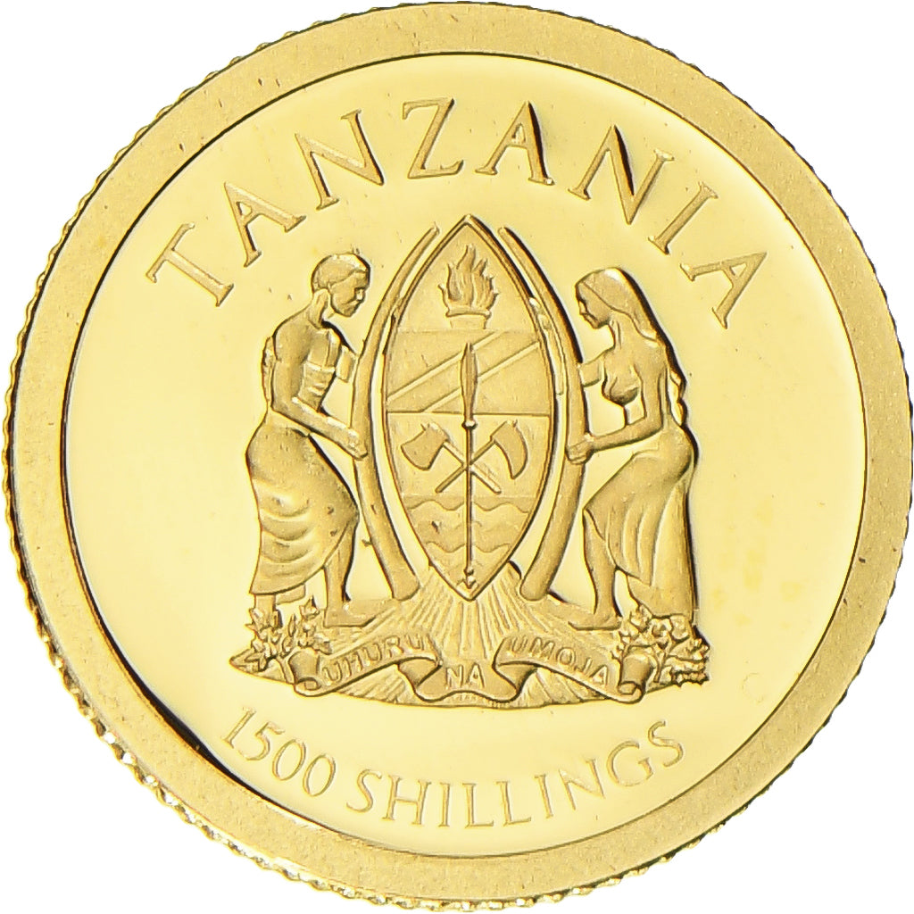 Tanzania, David Livingstone, 1500 shillings, 2013, FDC, Oro