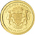 Gabão, Napoléon I, 1000 Francs, 2014, MS(65-70), Dourado