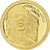 Gabão, Charles De Gaulle, 1000 Francs, 2013, MS(65-70), Dourado