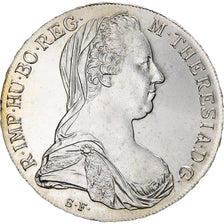 Austria, Maria Theresa, Thaler, 1780, Vienna, Restrike, MS(63), Silver