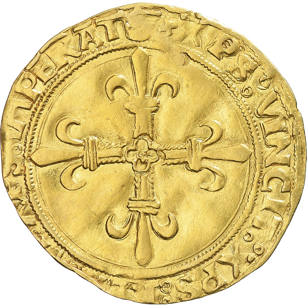France, François Ier, Ecu d'or au soleil du Dauphiné, 1519-1522, Cremieu