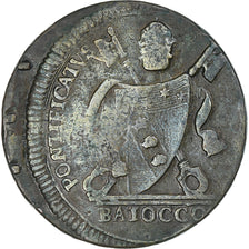 Coin, Vatican, Pius VII, Baiocco, 1802, Roma, VF(30-35), Copper, KM:1267