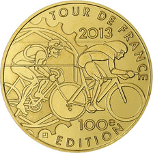 France, 5 Euro, Tour de France, 100e édition, 2013, Monnaie de Paris, FDC, Or