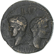 Augustus & Agrippa, Dupondius, 10-14 AD, Nîmes, EF(40-45), Bronze, RIC:159