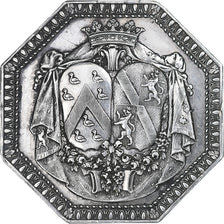 France, Token, Amour et Mariage, Armes accolées d'Aumont, Restrike, MS(63)