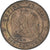 França, Napoleon III, 10 Centimes, 1854, Strasbourg, EF(40-45), Bronze