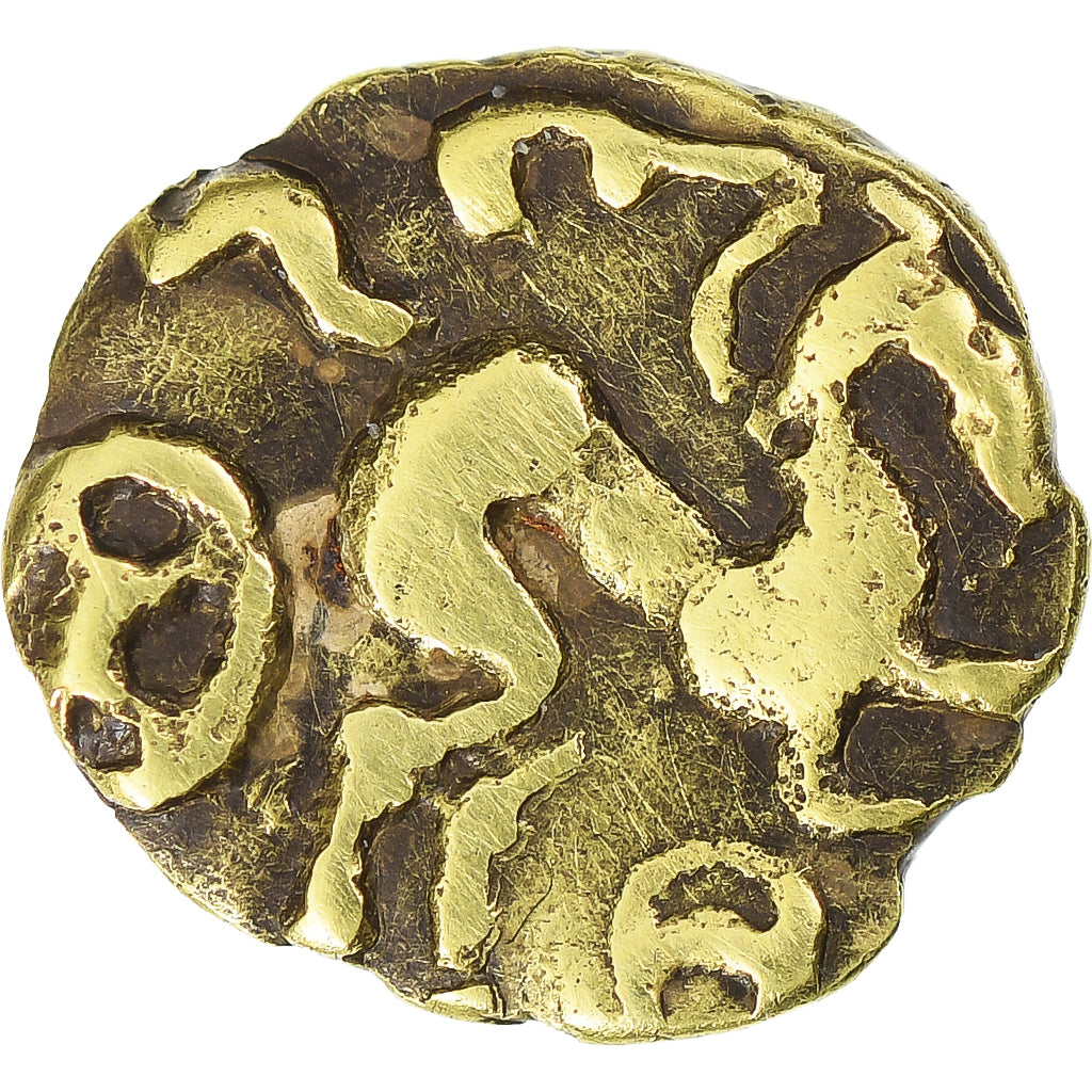 Carnutes, 1/4 de statère au char, 1st century BC, Gold, AU(50-53)