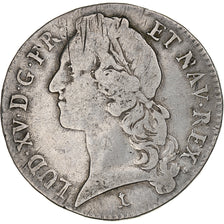 Frankreich, Louis XV, Écu au bandeau, 1748, Montpellier, SGE+, Silber