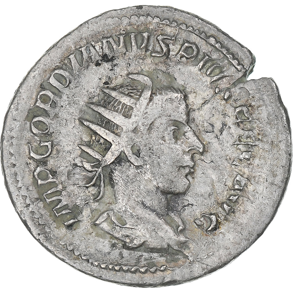 Gordian III, Antoninianus, 243-244, Rome, BB, Biglione, RIC:156