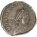 Arcadius, Follis, 395-408, Uncertain Mint, EF(40-45), Brązowy