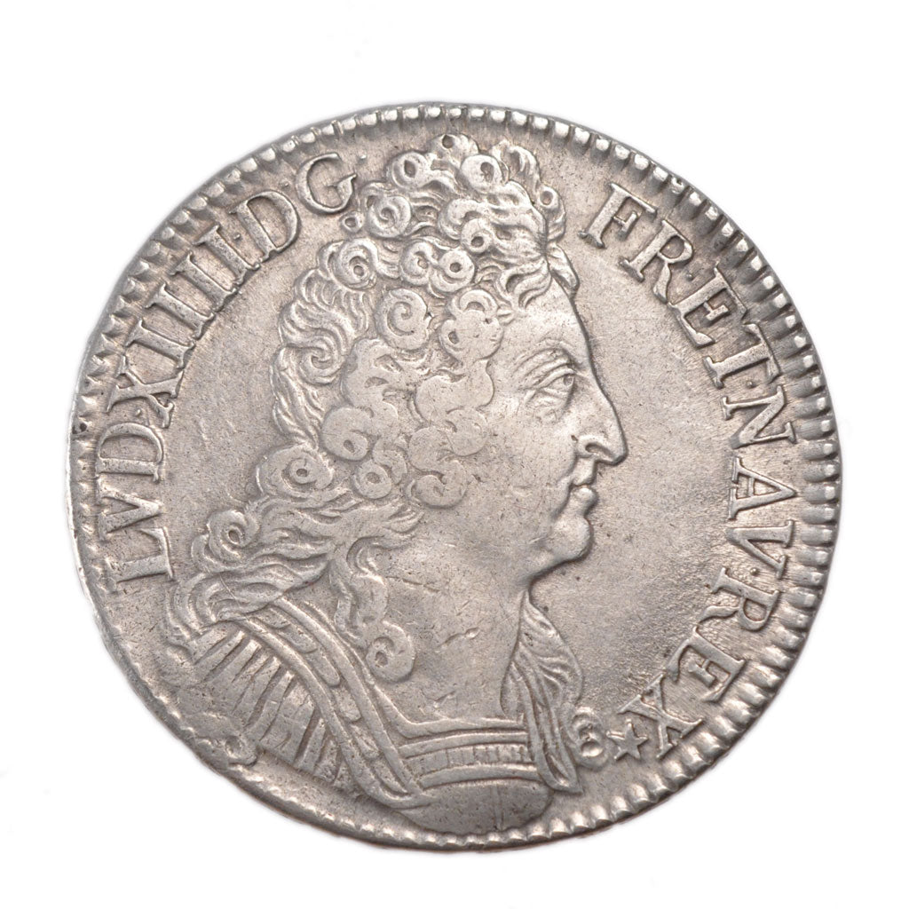 FRANCE, Écu aux 3 couronnes, Ecu, 1709, Paris, EF(40-45), Silver, Gadoury #229, 