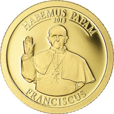 Cookinseln, Pape François, 1 Dollar, 2013, Proof / BE, STGL, Gold