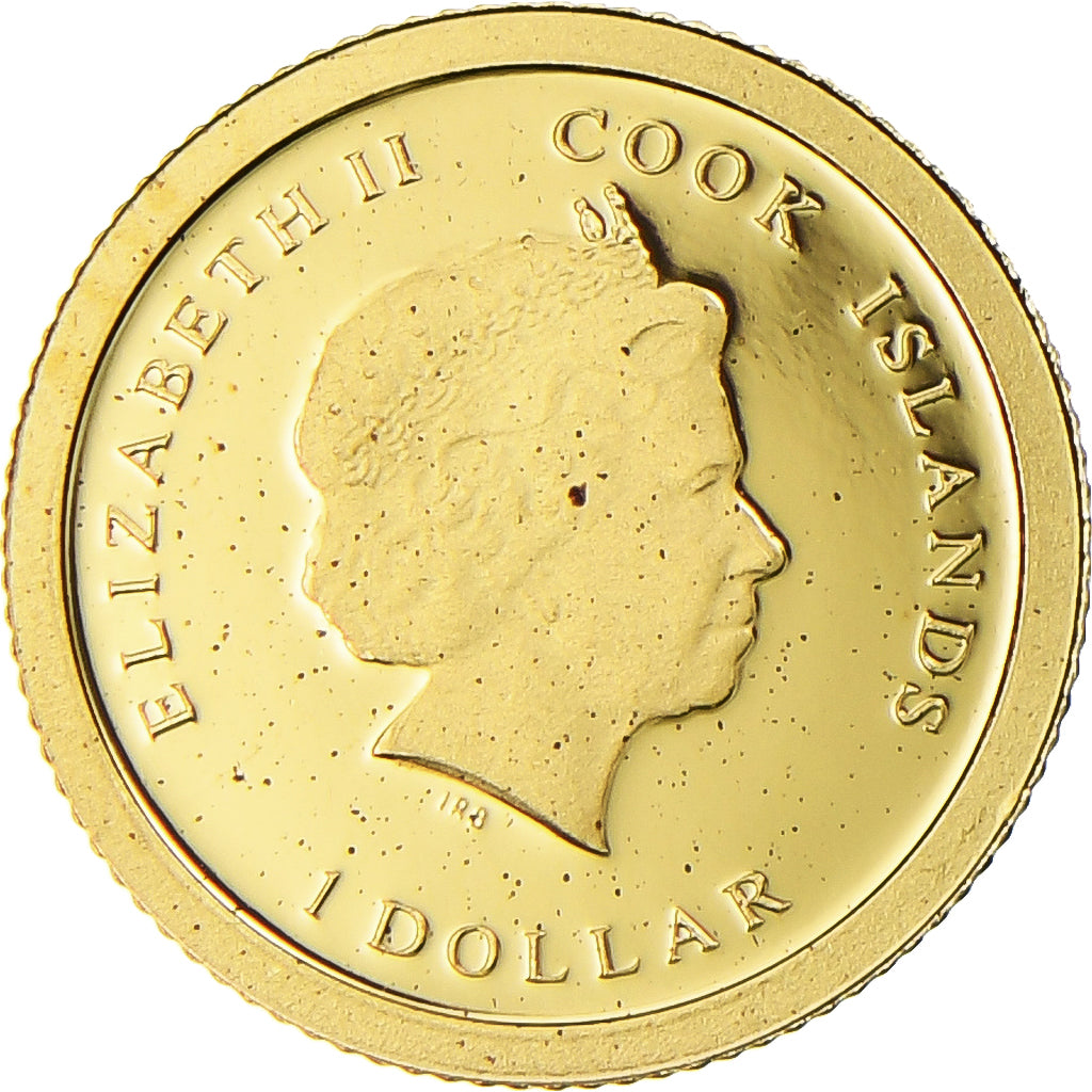 Cook Islands, Resignation of Pope Benedict XVI, 1 Dollar, 2013, Proof / BE