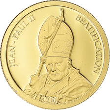 Benin, Beatification of Pope John Paul II, 1500 Francs CFA, 2011, Proof / BE