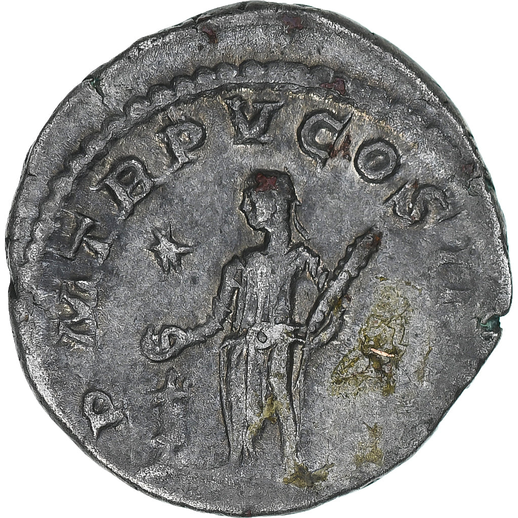 Elagabalus, Denarius, 222, Rome, BB, Argento, RIC:52