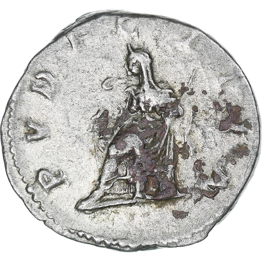 Julia Maesa, Denarius, 218-222, Rome, ZF+, Zilver, RIC:268