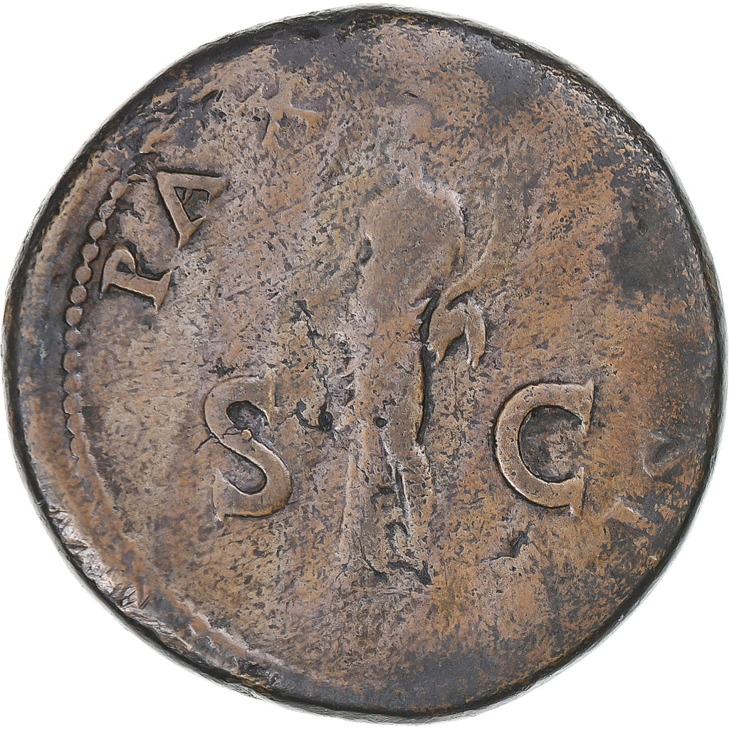 Titus, Sestertius, 80-81, Rome, VF(30-35), Bronze, RIC:498