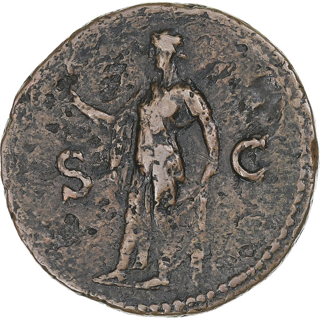 Titus, As, 77-78, Lugdunum, SS+, Bronze, RIC:1273