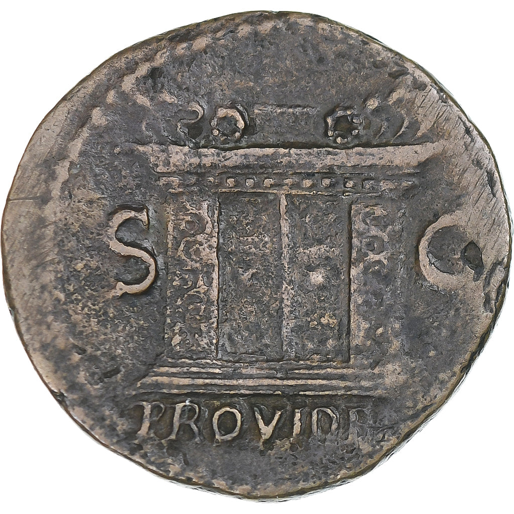 Vespasian, As, 77-78, Lugdunum, EF(40-45), Bronze, RIC:1234