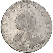 France, Louis XV, Ecu aux branches d'olivier, 1726, Rouen, VF(20-25), Silver
