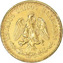 Mexico, 2 Pesos, 1945, Mexico City, MS(63), Gold, KM:461