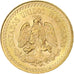 Mexico, 2-1/2 Pesos, 1945, Mexico City, MS(63), Gold, KM:463