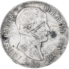 Francia, Bonaparte Premier Consul, 5 Francs, An 12, Paris, BC+, Plata, KM:659.1