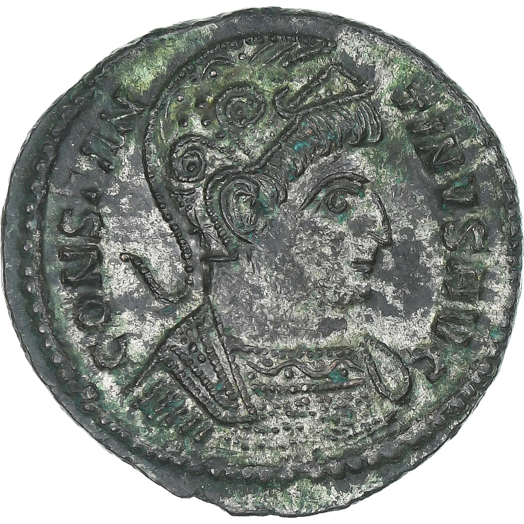Constantijn I, Follis, 323, Trier, PR, Bronzen, RIC:389