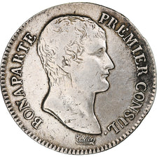 Francia, Bonaparte Premier Consul, 5 Francs, An 12, Toulouse, BC+, Plata