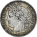 Frankrijk, Cérès, 5 Francs, 1849, Paris, main-chien, ZF, Zilver, KM:761.1